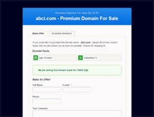 Tablet Screenshot of abci.com